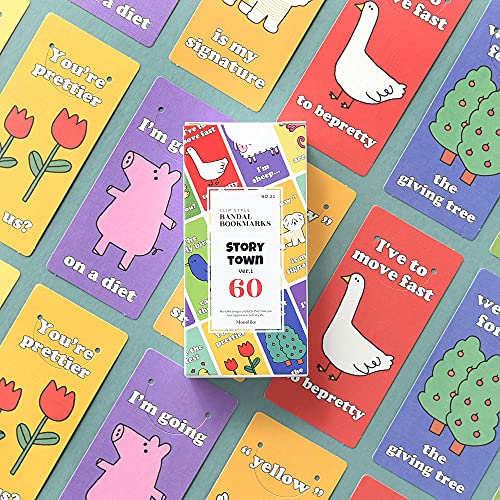 Monolike Bandal Bookmarks Story Town Ver.1 + Ver.2 120 Pieces - color: Story Town Ver.1 + Ver.2