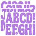Bulletin Board Letters 129 PCS Glitter Letter Stickers Large 4 Inch, Purple - color: Purple, size: 4 Inch