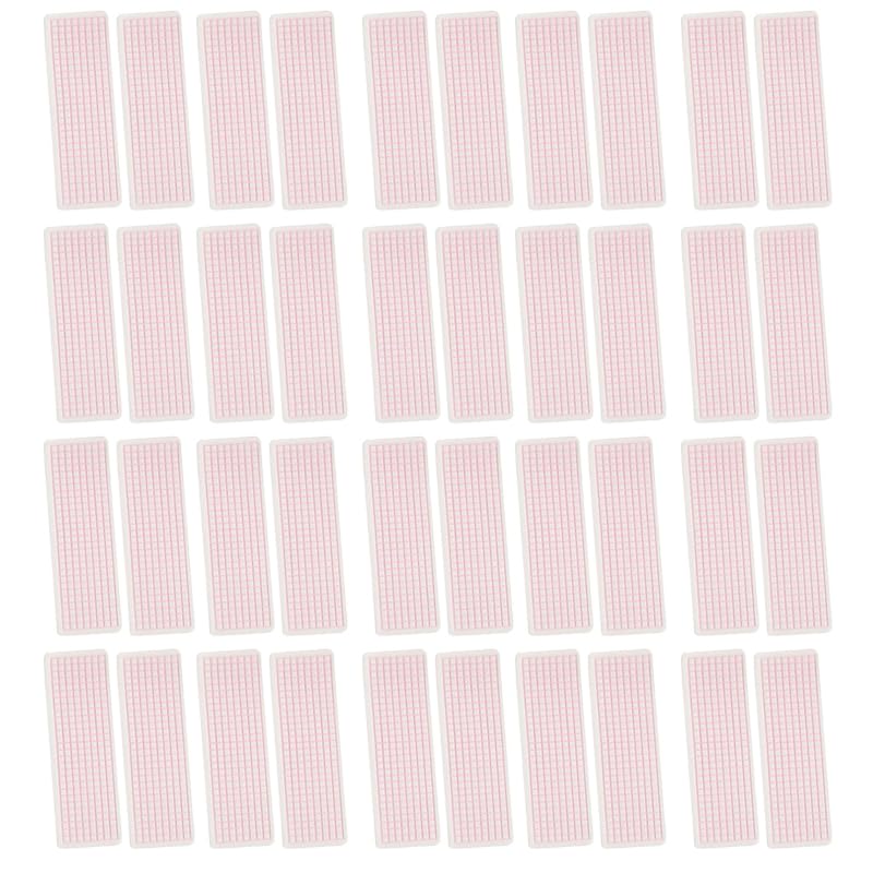 40 Pcs PVC Washi Tape Organizer Cards Storage Holder Boards for Scrapbooking DIY Crafts Journals, Separate Office School Supplies, Pink