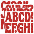 Bulletin Board Letters 129 PCS Glitter Letter Stickers Large 4 Inch, Red - color: Red, size: 4 Inch