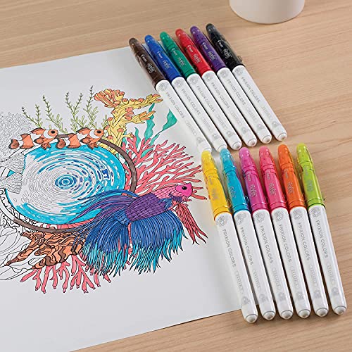 PILOT FriXion Colors Erasable Marker Pens, Assorted Color Inks, 36-Pack - size: 1 Count (Pack of 36)