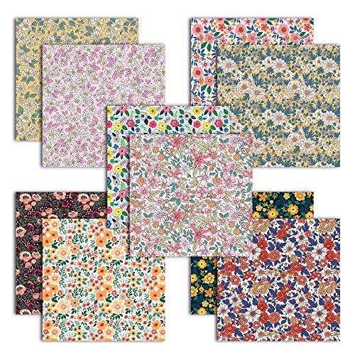 Origami Paper 6x6" Double Sided 50 Sheets 10 Colors Origami Kit,Craft Paper - color: 50sheets-floral