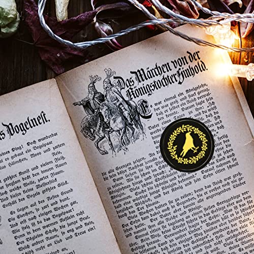 CRASPIRE Crow Wax Seal Stamp Halloween Sealing Wax Stamps Wreath Raven 30mm Retro Vintage Removable Brass Stamp Head with Wood Handle for Wedding Invitations Christmas Thanksgiving Gift Packing - style: Crow Wreath Raven