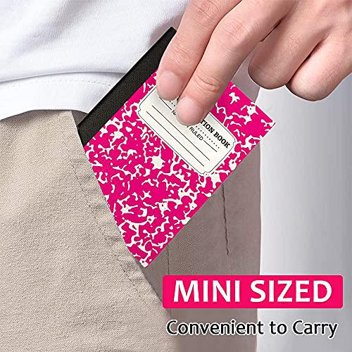 feela Mini Composition Notebook, Cute 30 Pack 5 Pastel Colors Narrow Ruled Mini Composition Books Bulk, Small Pocket Marble Journal Notebooks for Kids Students College, Pocket Size 4.5 x 3.25 in - color: 30 Pack 5 pastel marble covers