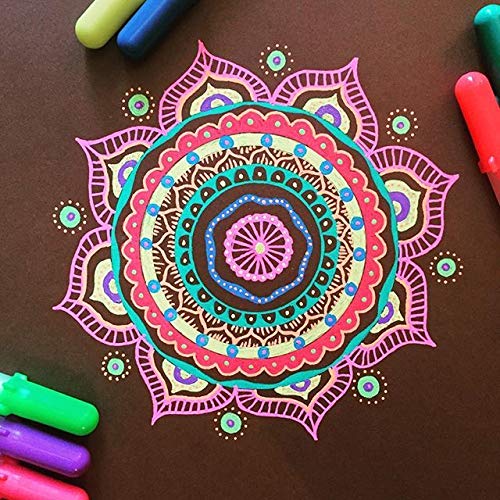 SAKURA Gelly Roll MoonLight (Made in Japan) [Limited Edition] Gel Ink Pen Set - Bold Sparkling, Glittering & Assorted Colors 12Pens