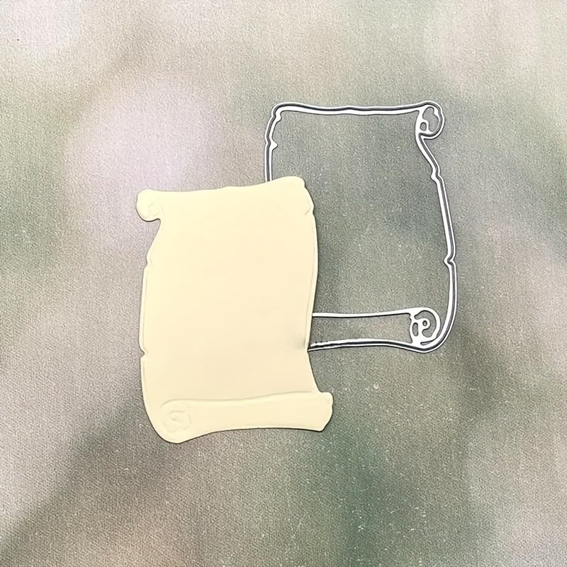 Lapoo Tool Metal Cutting Die for Scrapbooking - Durable, Cut Stencils for DIY Scrapbook Photo Album Decorative Paper Card, Card Making Supplies, Embossing (Scroll 2.7 x 2 in) - color: Scroll 2.7 x 2 in