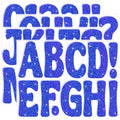 Bulletin Board Letters 129 PCS Glitter Letter Stickers Large 4 Inch, Blue - color: Blue, size: 4 Inch