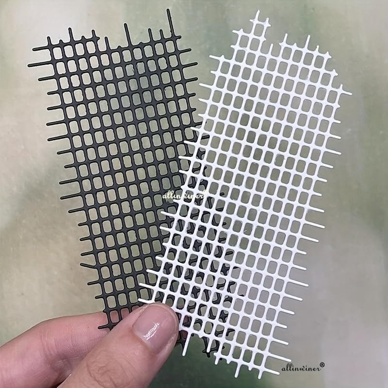 Lapoo 3D Backgrounds Frame Metal Cutting Die for Scrapbooking, New Cutting Dies DIY Album Card Making Decor Paper Craft Metal Die Cuts Party Wedding Decorations (Grid C 3.9 x 2 in) - color: Grid C 3.9 x 2 in