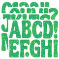 Bulletin Board Letters 129 PCS Glitter Letter Stickers Large 4 Inch, Green - color: Green, size: 4 Inch