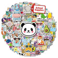 200Pcs Water Bottle Stickers for Kids Teens, Waterproof Vinyl Stickers - color: 200pcs Water Bottle Stickers