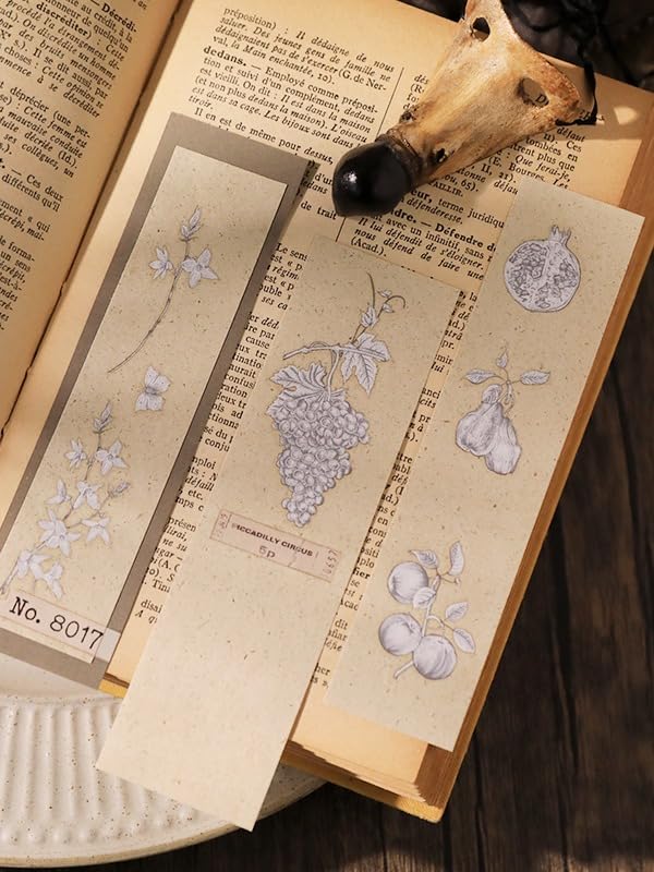 CATaireen Rub on Transfers for Crafts Vintage Scrapbooking Stickers Small Decals Adults Journaling DIY Supplies Use for Fabric Paper Wood Stone Canvas Acrylic Cloth (Plants Outline) - style: Plants Outline