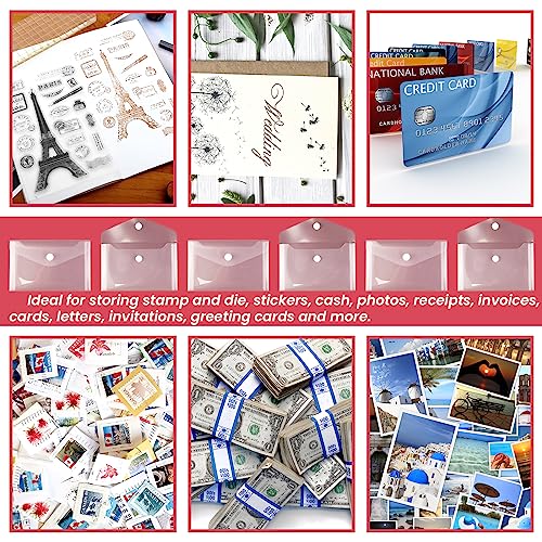 Vmiapxo 40 Pack Stamp and Die Storage Pockets (3" x 5") - size: 3" x 5"