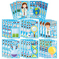 Science Stickers Make-a-face Sticker, Make Your Own Science Themed Stickers - style: Laboratory Sticker