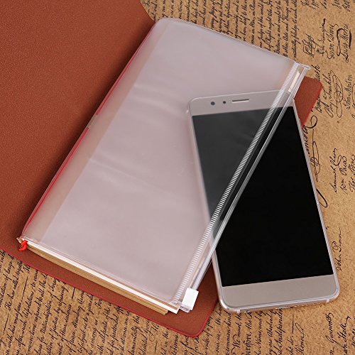 AYNEFY Travel Notebook, Cover Travel Journal Personalized Journal Diary Refillable Notepad for Writing Gifts Travelers Professionals (red) - color: red