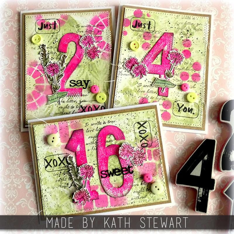 Tim Holtz Cling Stamps 7"X8.5" Paint by Number