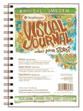 Strathmore Visual Journal Bristol Smooth 5.5"X8"-28 Sheets -460350 - size: 5.5x8.5, style: Bristol Smooth